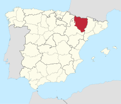 map EU ESP ARA Huesca